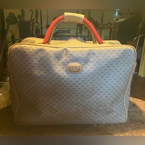 Authentic Vintage Gucci Web micro GG sm suitcase